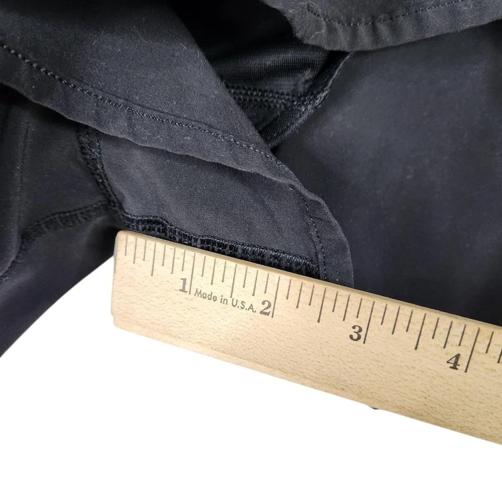 LULULEMON Speed Shorts Womens 6 Black Lined Running Layered Side Pocket 2.5